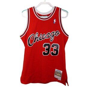 MITCHELL & NESS red jersey Chicago Bulls NBA Scottie Pippen #33 2003-2004 size L